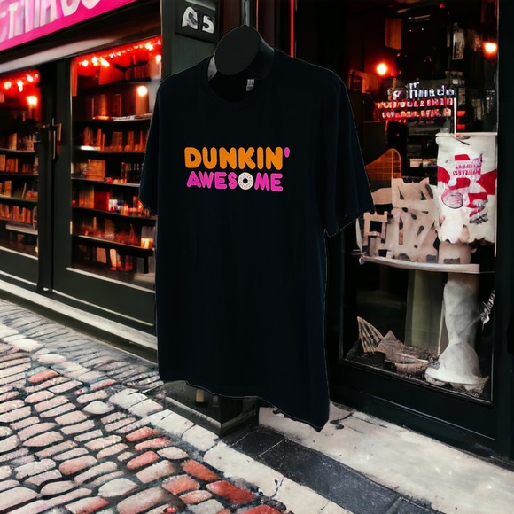 Dunkin' Awesome Dunkin Donuts T-Shirt XXL Sip in Style and Comfort - Picture 6 of 9